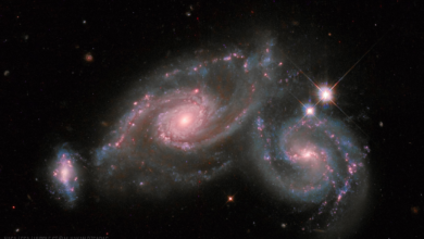 Destaque da NASA: galáxias em colisão estão na foto astronômica do dia