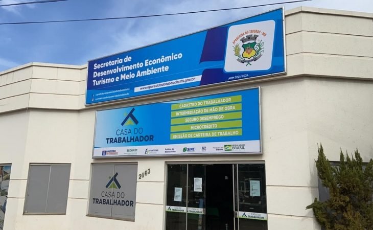 Casa do Trabalhador de Aparecida do Taboado oferece 70 vagas em usina de álcool