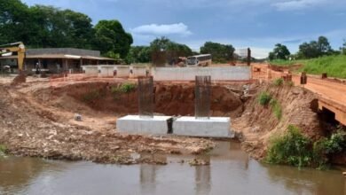 Pavimentação da MS-320 avança com construção de ponte sobre o Córrego Ribeirão Triste
