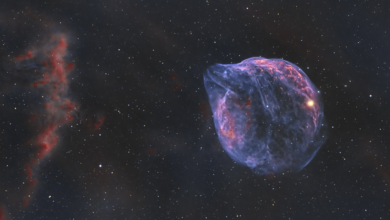 Destaque da NASA: bela "bolha" cósmica está na foto astronômica do dia