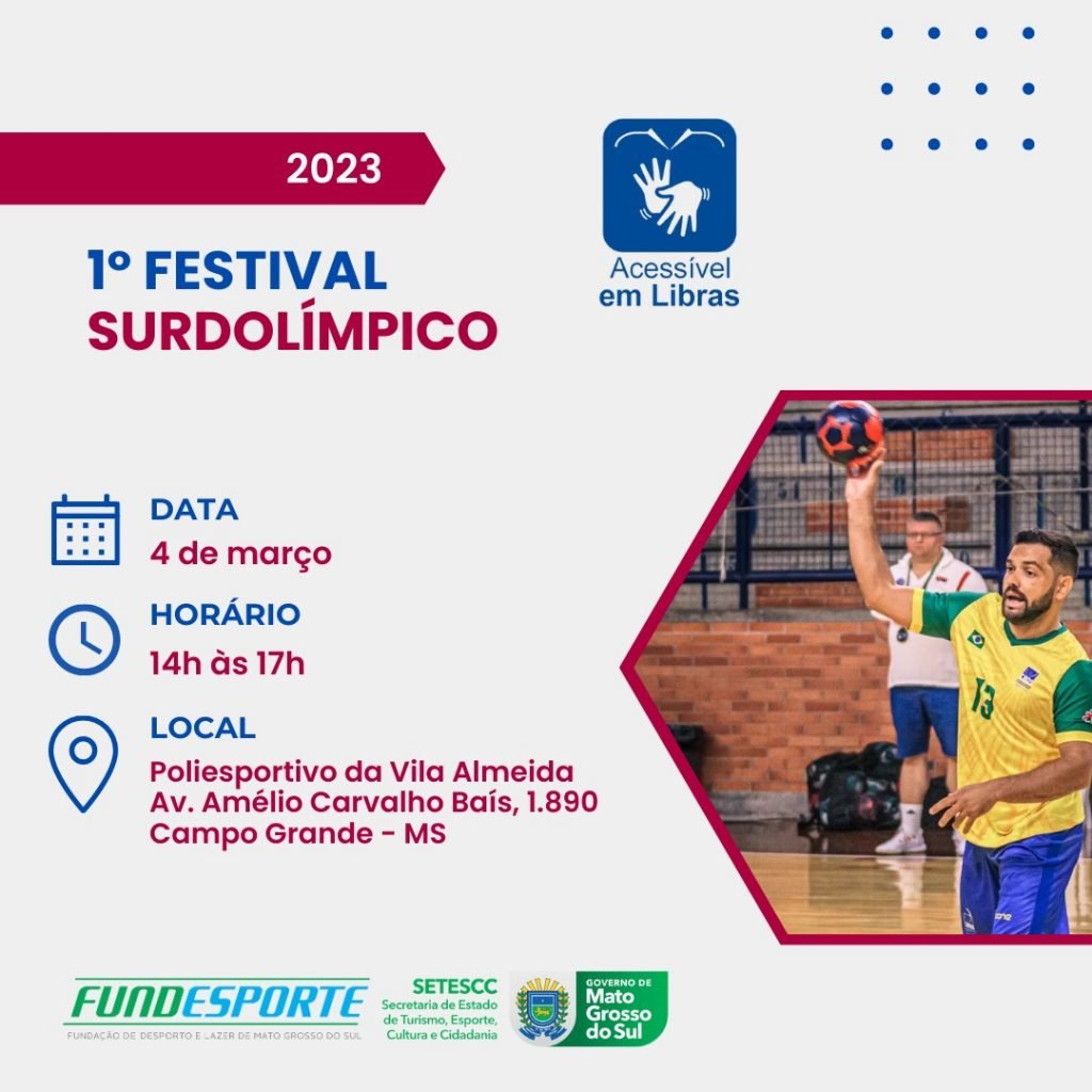 Festival Surdolímpico, futebol máster e ciclismo agitam fim de semana esportivo