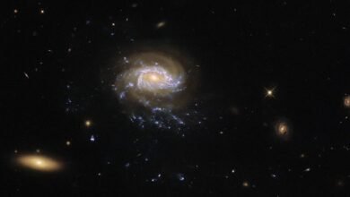Hubble fotografa “água-viva galáctica”