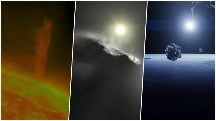O céu não é o limite! | Tornado no Sol, Oumuamua, risco de asteroides e mais