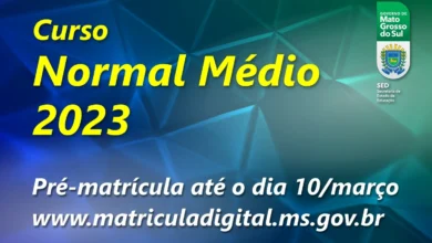Pré-matrícula para Curso Normal Médio encerra no dia 10 de março