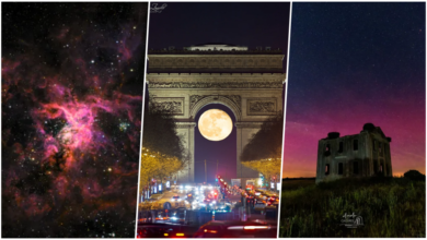 Destaques da NASA: Nebulosas, Lua e aurora nas fotos astronômicas da semana
