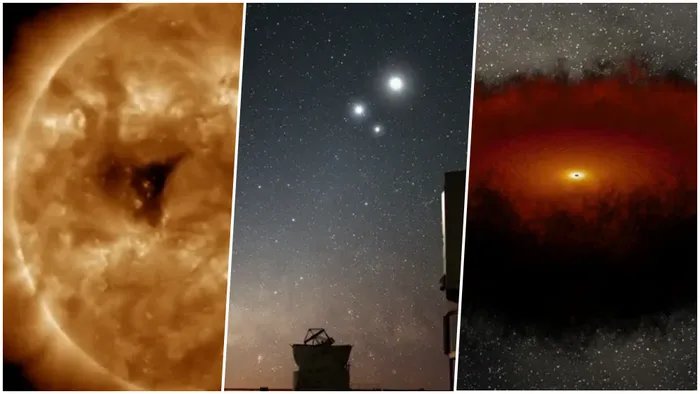 O céu não é o limite! | Buraco solar, alinhamento de planetas, matéria escura e+