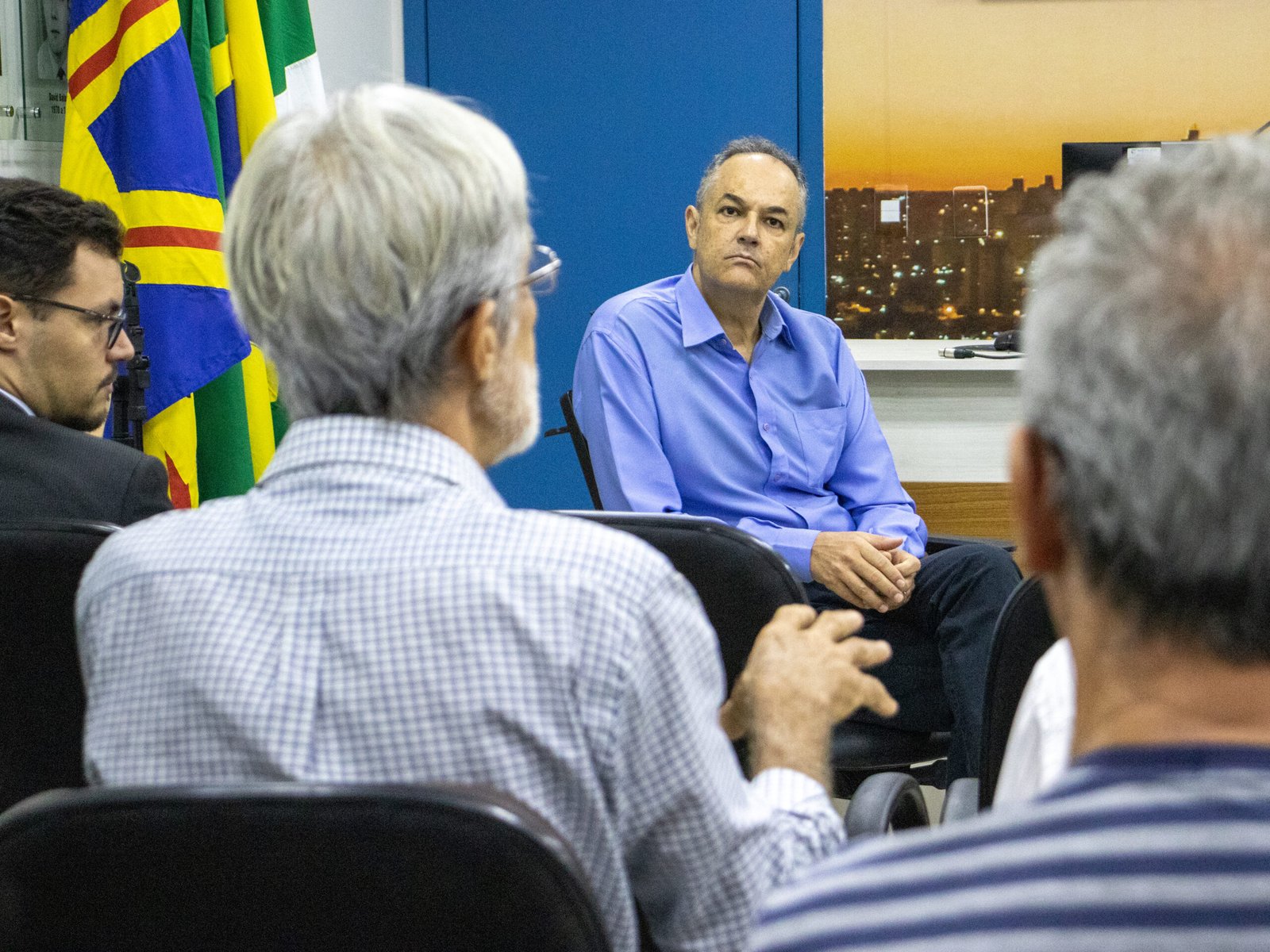 Vereador Prof. André Luis promove reunião com moradores do Chácara Cachoeira