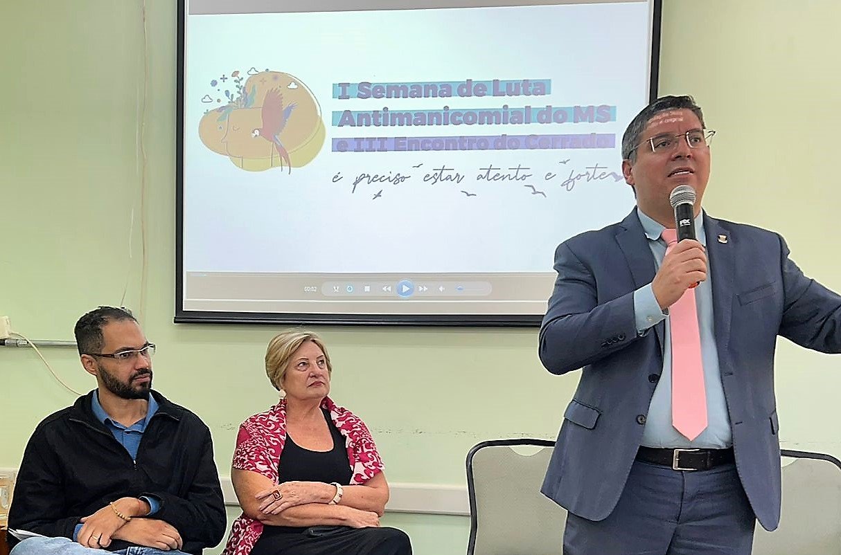Durante a Semana de Luta Antimanicomial, Dr. Victor Rocha fala sobre a Lei das Diretrizes da Rede de Atenção Psicossocial em Campo Grande