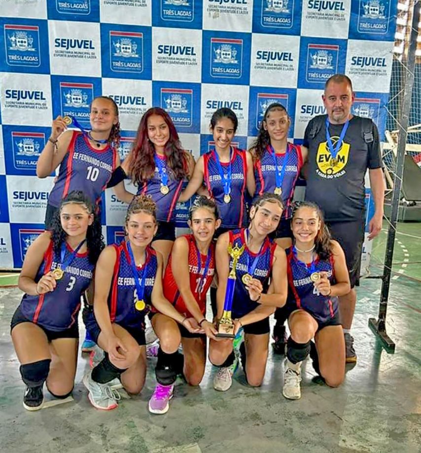 Escolas Fernando Corrêa e JOMAP são campeãs dos JET’S 2023 de voleibol