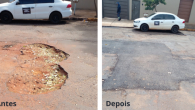Operação tapa-buraco melhora condições das vias no bairro Vila Carvalho após pedido do vereador Tiago Vargas