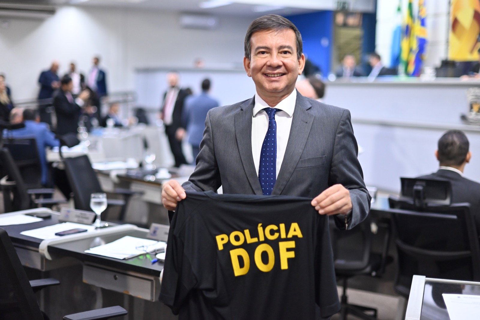 Vereador Villasanti ex-integrante do DOF presta homenagem aos 36 anos da Instituição