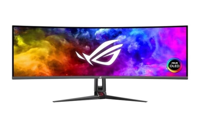 Asus lança novo monitor gamer curvo OLED de polegadas com Hz