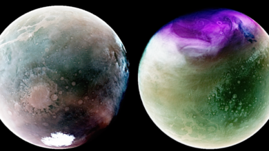 Destaque da NASA: Marte em ultravioleta é a foto astronômica do dia