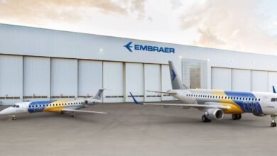 Quais são os aviões comerciais da Embraer?
