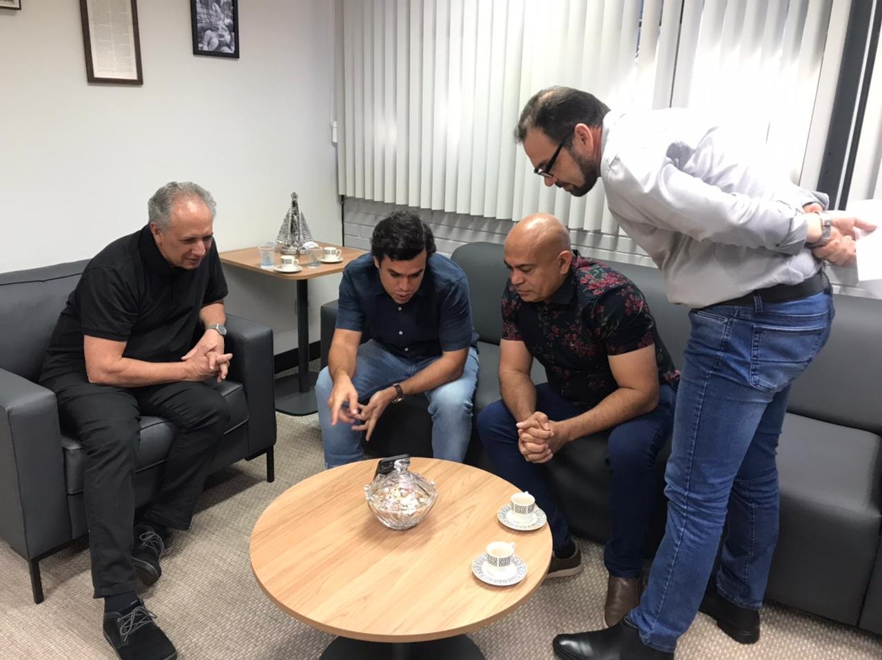 Ronilço Guerreiro se reúne com deputado Beto Pereira e com Rudel Trindade, diretor-presidente do Detran