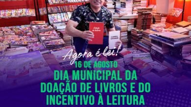 Sancionada lei de autoria do vereador Ronilço Guerreiro que cria o Dia Municipal da Doação de Livros e do Incentivo à Leitura