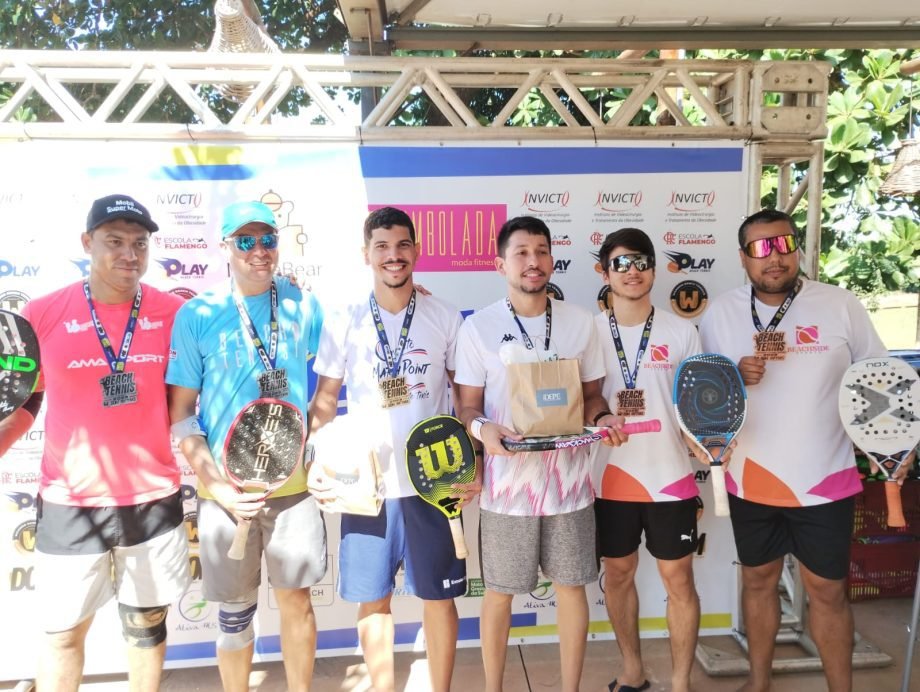 Três Lagoas fecha 3ª etapa do Circuito Estadual de Beach Tennis entre os três melhores do Estado