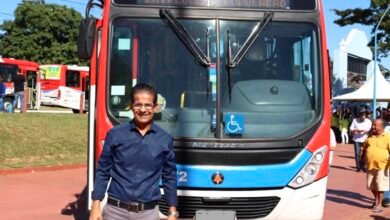 Vereador Edu Miranda comemora a renovação da frota de ônibus do Transporte coletivo da Capital