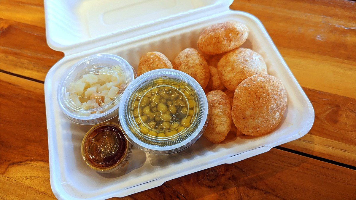 Doodle do dia: jogo do Google homenageia Pani Puri, lanche de rua indiano