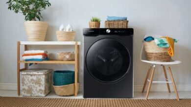 Lavadora e secadora WD18T da Samsung