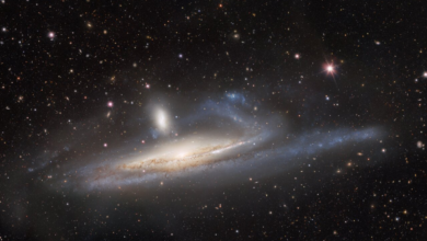 Nova foto mostra galáxias a caminho de colisão