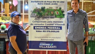 Vereador Villasanti conquista emenda federal para revitalização da Praça Elói de Lima