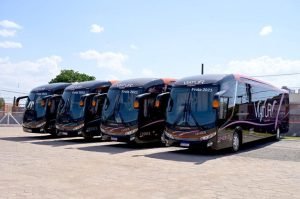 Agems e empresa Viatur apresentam 5 novos e modernos ônibus 0km para renovar frota do transporte intermunicipal