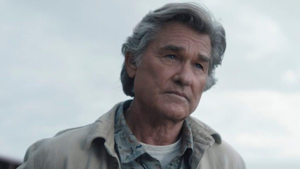 Kurt Russel em cena da nova série do Godzilla