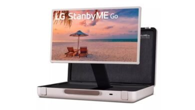 LG StandbyME Go: veja detalhes da TV portátil que se 'esconde' em uma maleta