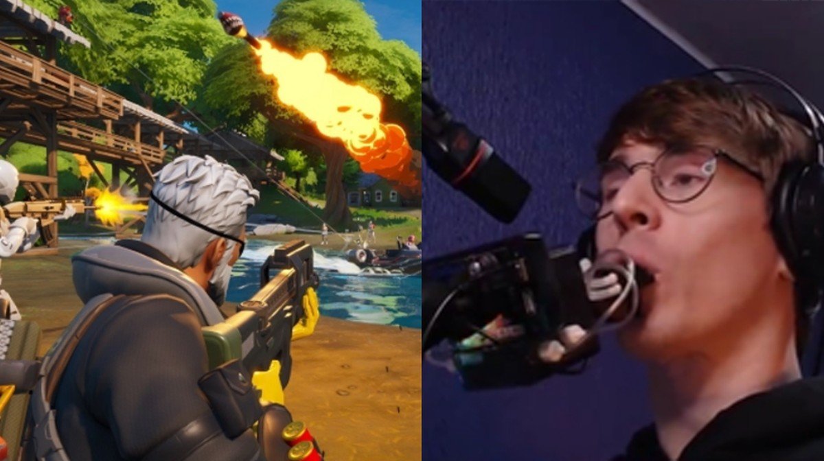 Tiktoker brasileiro usa controle adaptado para jogar Fortnite com a boca