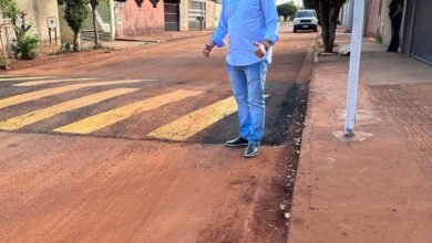 Após indicações de Betinho, prefeitura instala quebra-molas no Búzios e faz patrola ruas no Bosque das Araras