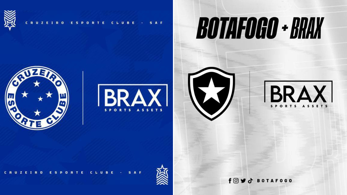 Botafogo e Cruzeiro oficializam venda de placas para Brax a partir de 2025