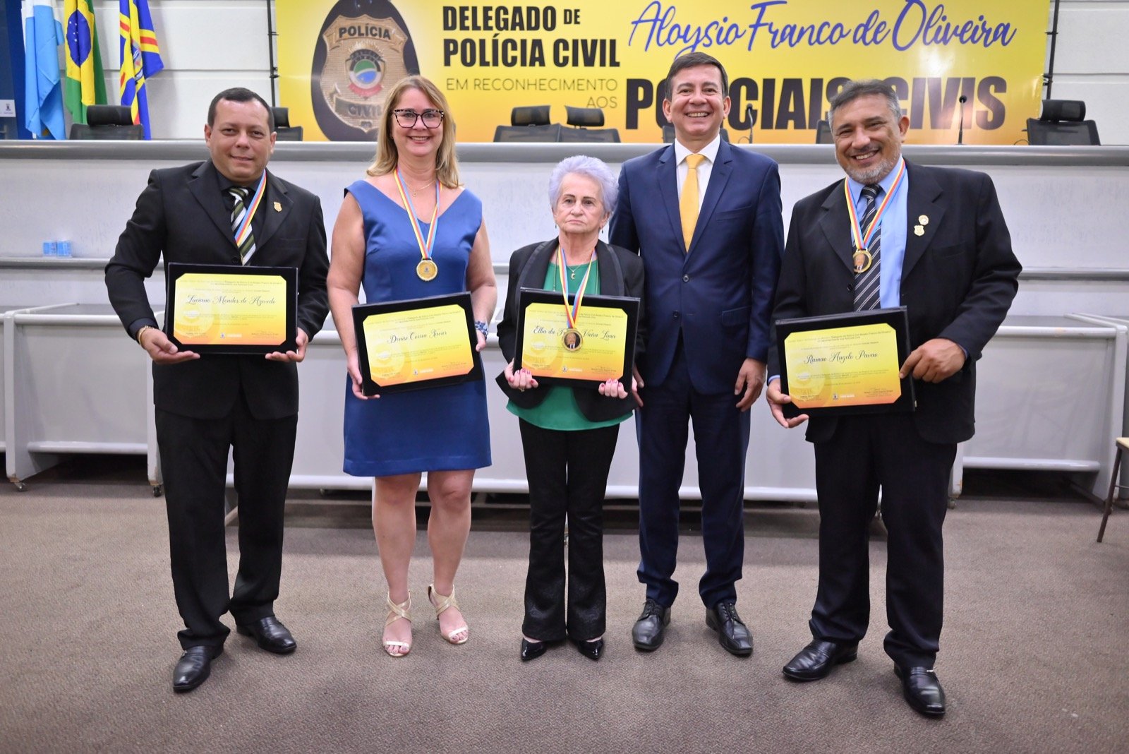 Celebração com homenagem a Policiais Civis marcam a noite de quarta-feira