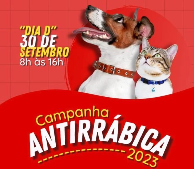 Saúde promove “Dia D da Campanha Antirrábica” com 30 pontos de vacinação no Município neste sábado (30)