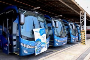 Com mais uma frota renovada, Agems e Cruzeiro do Sul apresentam quatro novos ônibus 0km para Mato Grosso do Sul