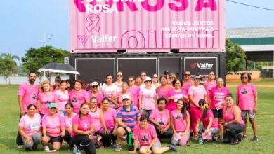 OUTUBRO ROSA – Sejuvel promove ação com alunas na Lagoa Maior, em parceria com a Rede Feminina de Combate ao Câncer
