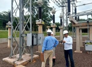 AGEMS fiscaliza execução de melhorias que garantem a continuidade do fornecimento de energia elétrica em Ribas do Rio Pardo