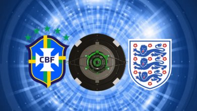 Brasil Inglaterra futebol