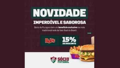 Fluminense fecha parceria com Bob’s e passa a oferecer benefício para sócios do clube