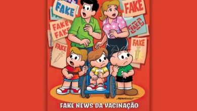 Revista em quadrinhos esclarece sobre as fake news da vacinação