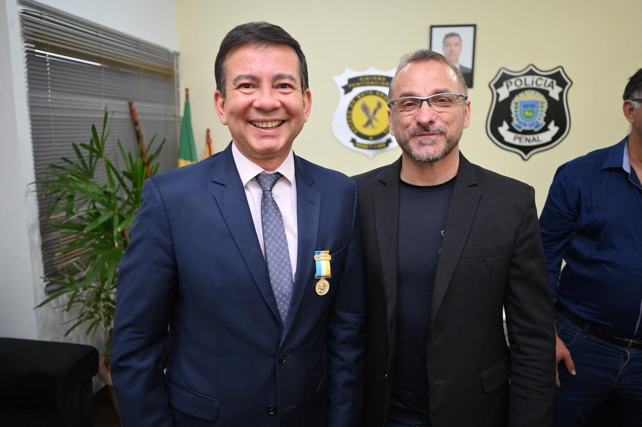 Vereador Villasanti é homenageado pela AGEPEN com Medalha Patrono Penitenciário Senador Ramez Tebet
