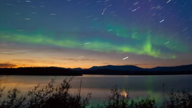 Chuva de meteoros Geminídeas: imagens com auroras e outros registros incríveis
