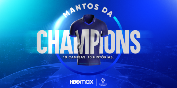 HBO Max promove exposição com camisas históricas da Champions League