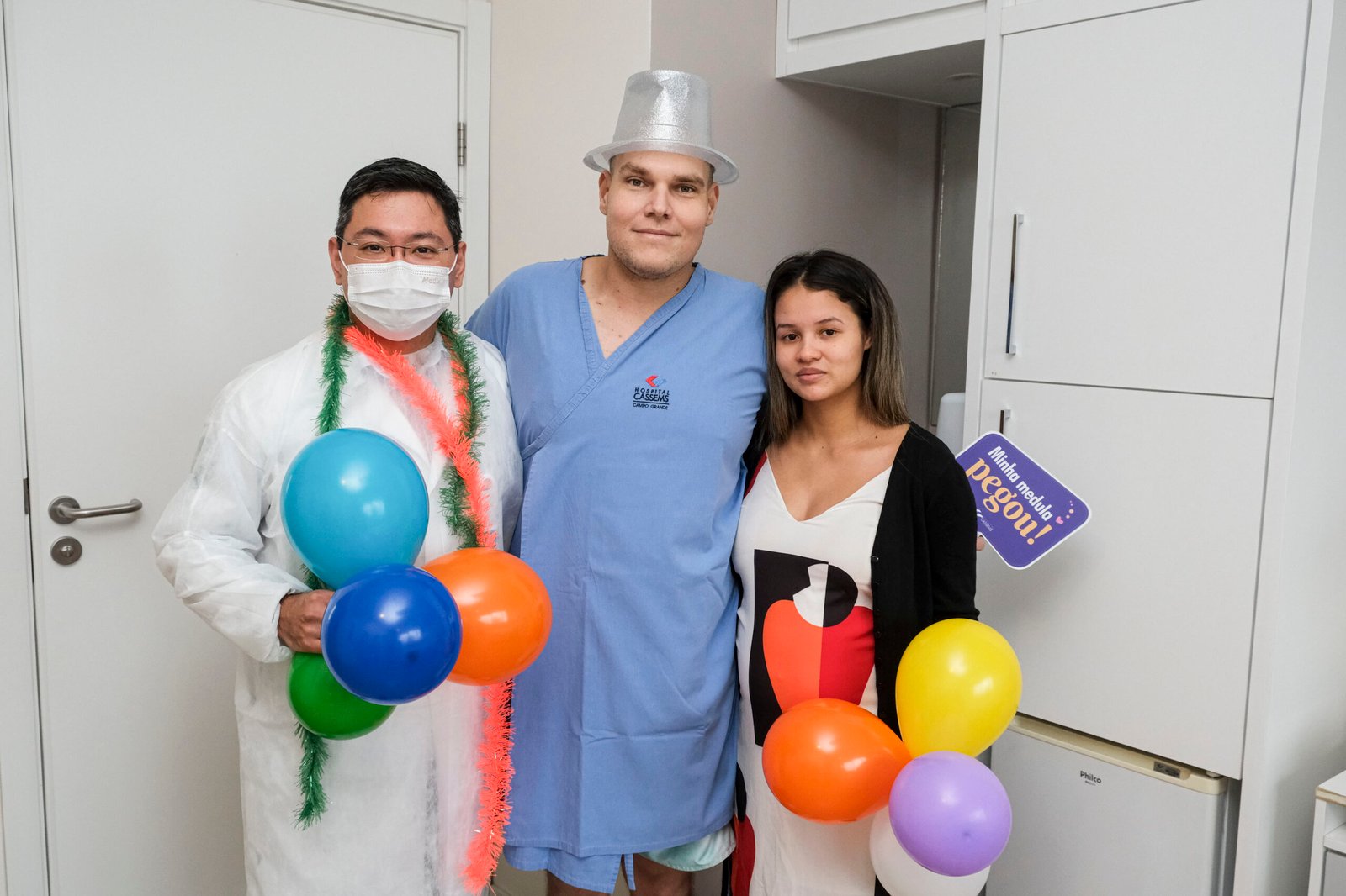 Na última segunda-feira (27), João Pedro Martins, de 29 anos, conseguiu a sua tão esperada alta, após passar por um transplante de medula óssea autólogo. A infusão foi realizada no dia 09 de novembro, no Hospital Cassems de Campo Grande.
