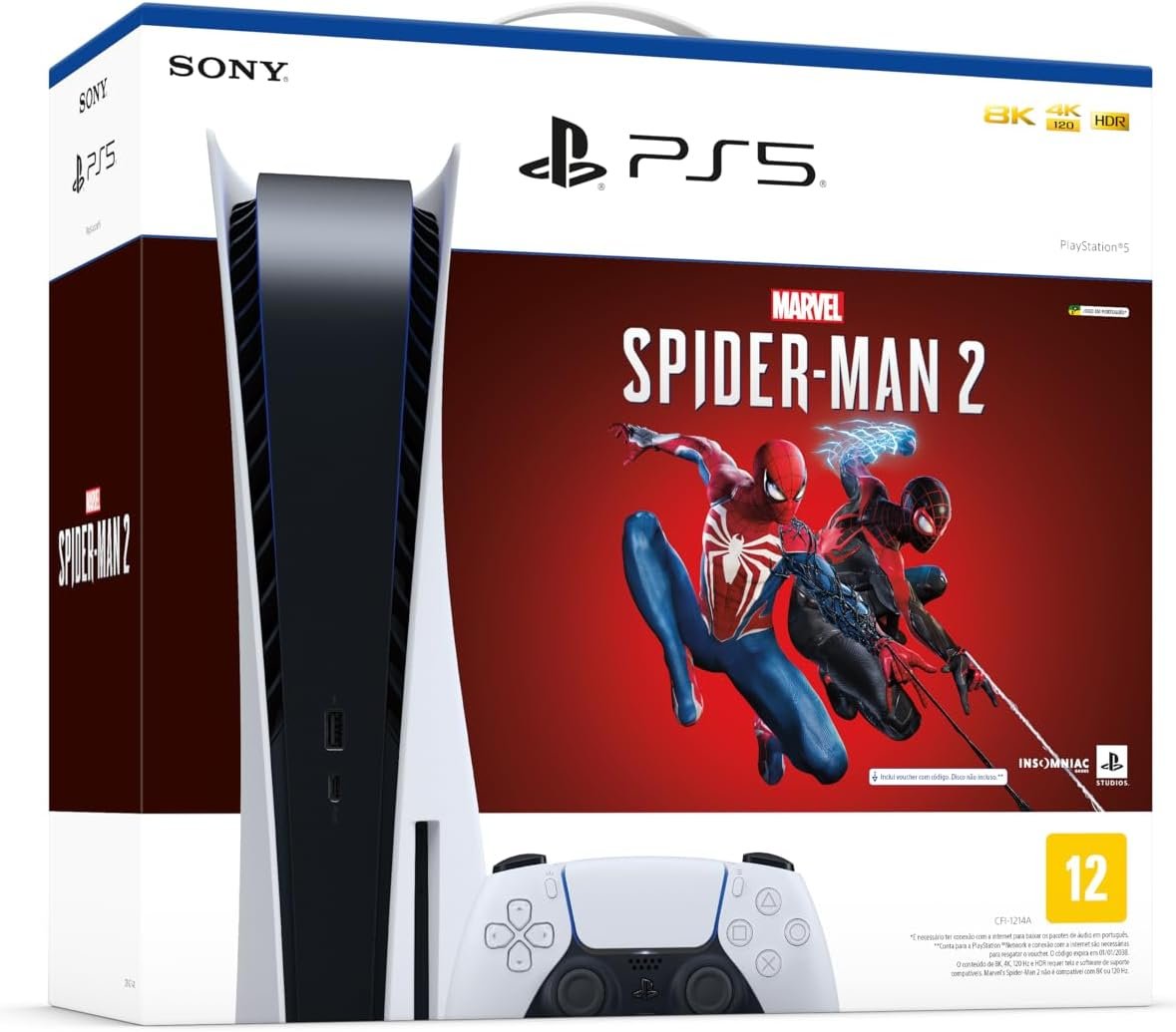 Console Sony Playstation 5 Lei R$ 3899 - Promobit