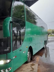 Ação integrada entre AGEMS, PRF e ANTT barra ônibus precário que levava bolivianos a SP