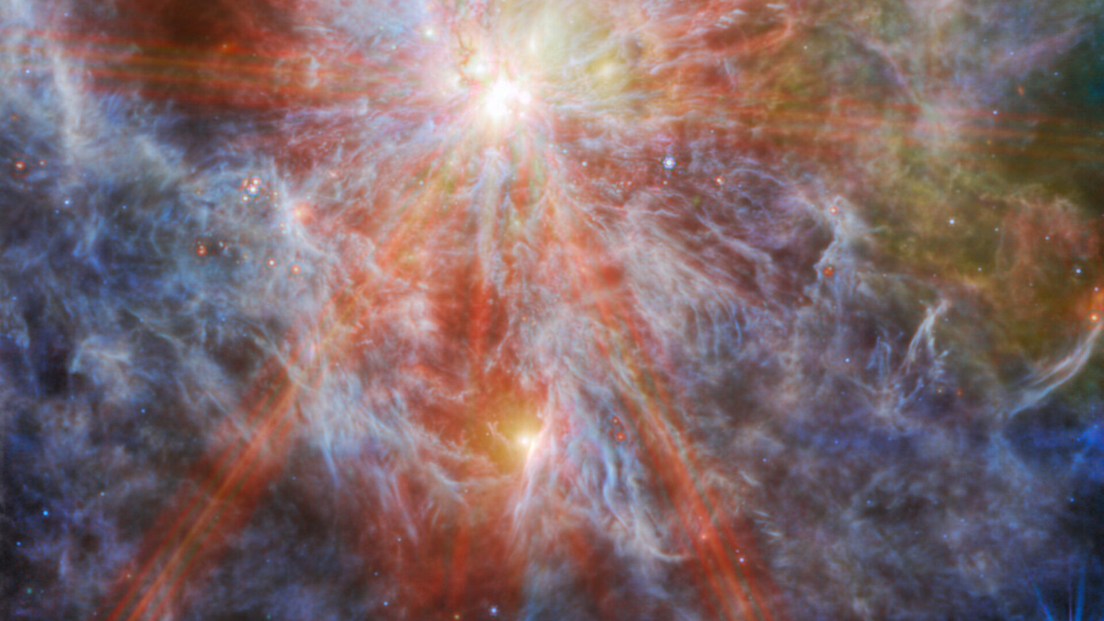 Estrela em formação brilha em nova foto do telescópio James Webb