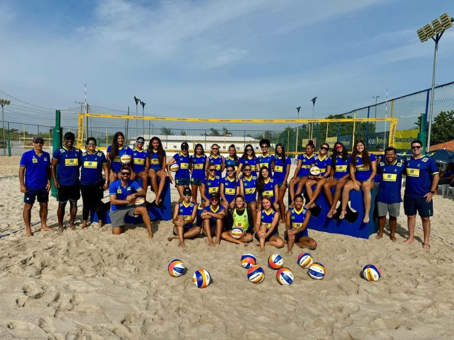 Três-lagoenses brilham no primeiro Camp 2024 da seleção de vôlei de praia da CBV