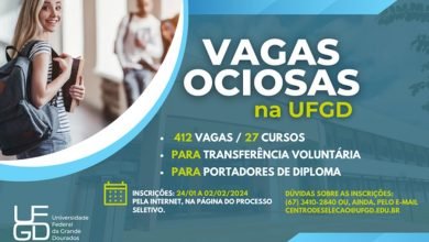 UFGD abre vagas para Transferência Voluntária e Portadores de Diploma