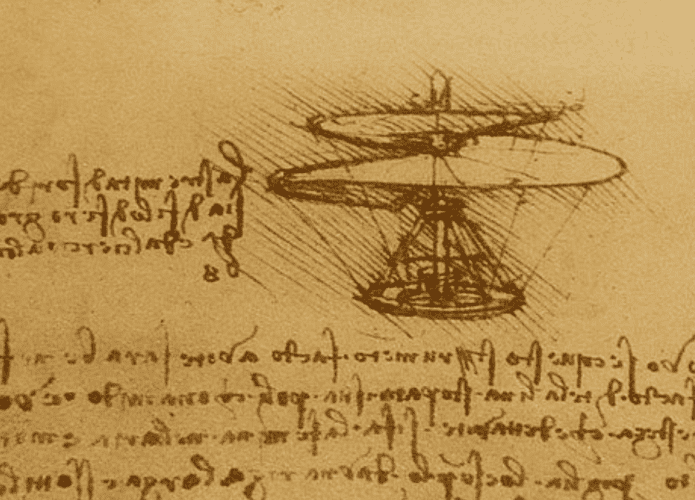 Design de drone silencioso é inspirado em antiga invenção de Da Vinci
